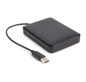 USB接続の外付けHDD